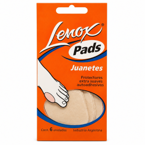 Protector Adhesivo para Juanetes Lenox Pads x6